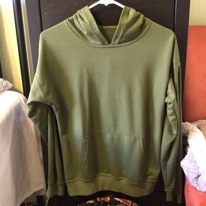 Olive green hoodie